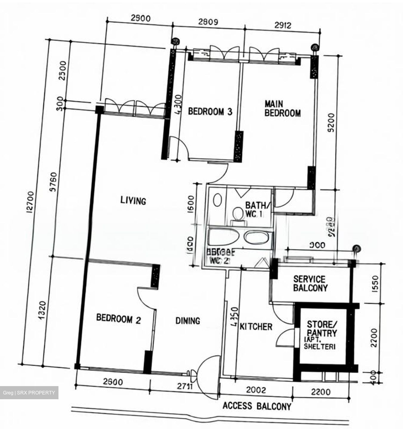 Blk 469B Blue Riverview (Sembawang), HDB 4 Rooms #546293851